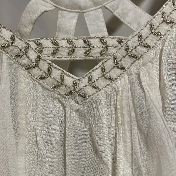 Anthropologie - Vanessa Virginia, cutwork gauze tank - Picture 6 of 14